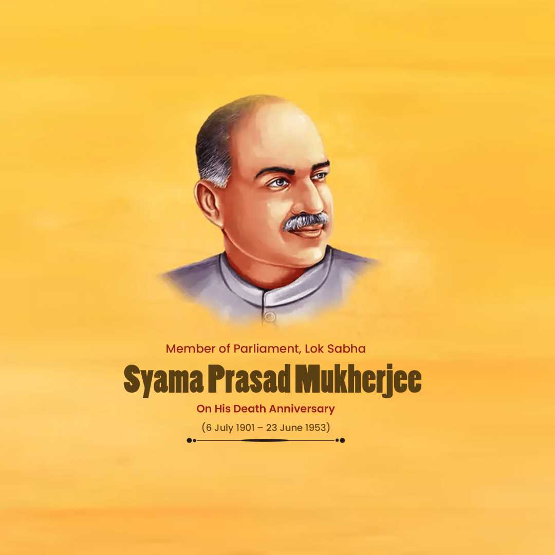 Syama Prasad Mukherjee Death Anniversary