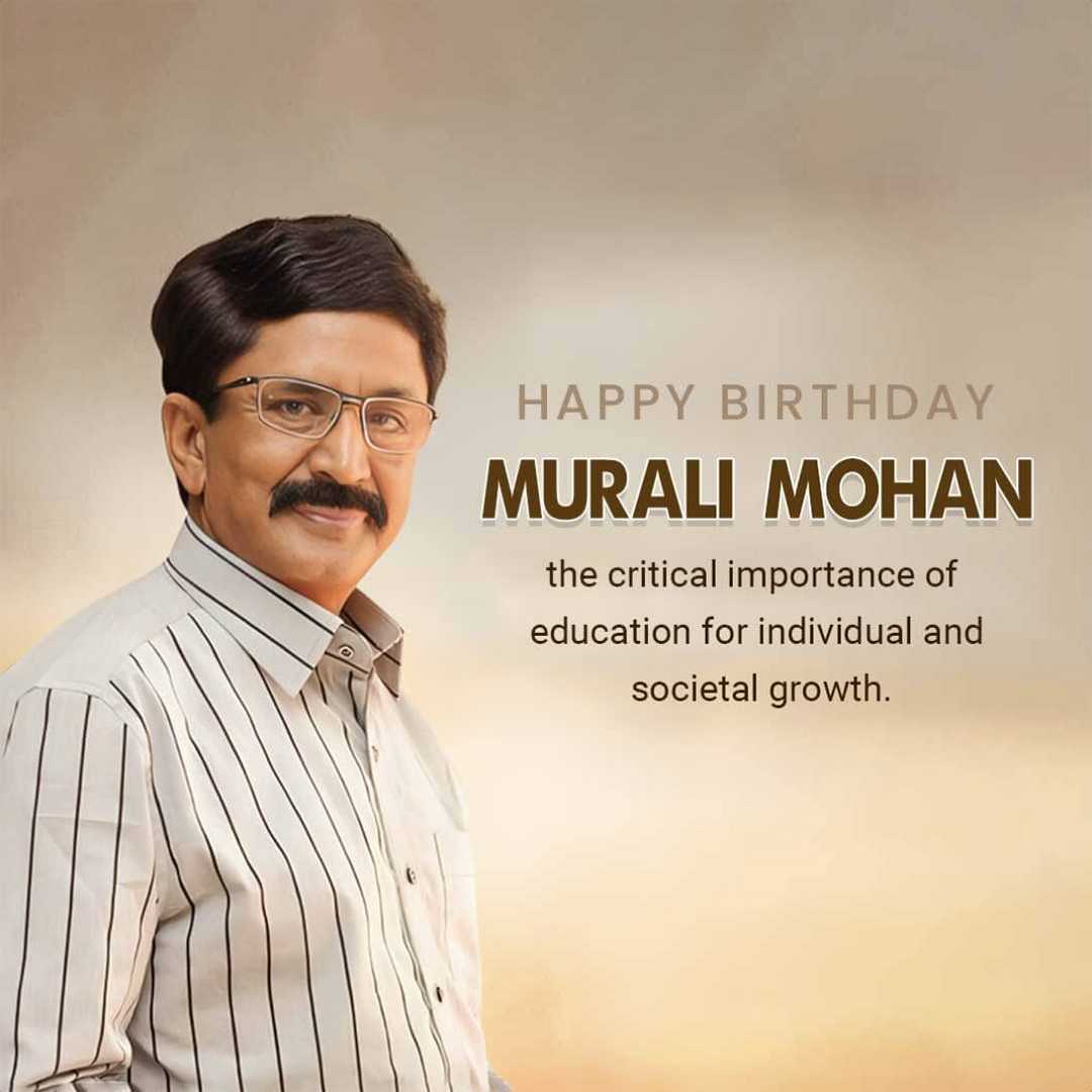 Murali Mohan Birthday
